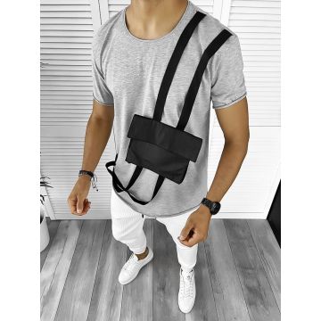 Tricou barbati gri slim fit Vagabond B1967 N1-5.2