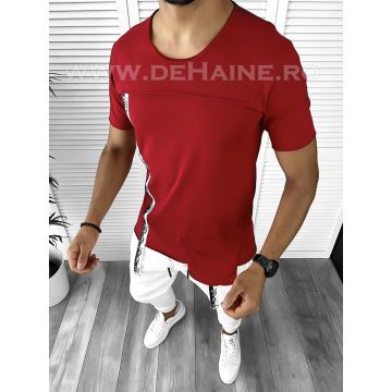 Tricou barbati rosu slim fit Vagabond B1951 N6-4.1