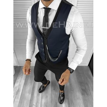 Vesta barbati eleganta slim fit bleumarin B8104 O4-5.1
