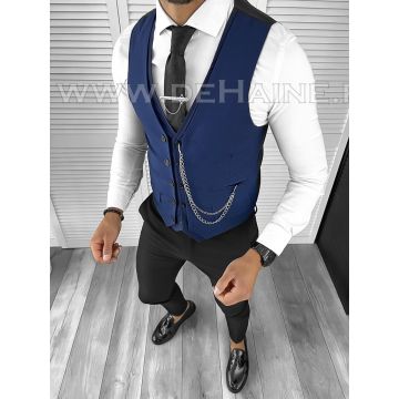 Vesta barbati eleganta slim fit bleumarin B8115 103-5 E~