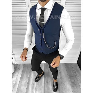 Vesta barbati slim fit bleumarin B8241 76-4 E