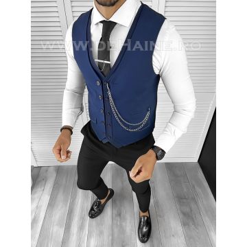 Vesta barbati slim fit bleumarin B8258 105-5 E~