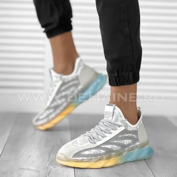Adidasi barbati casual gri F12 N10-1