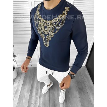 Bluza barbati bleumarin slim fit 2557  89-2