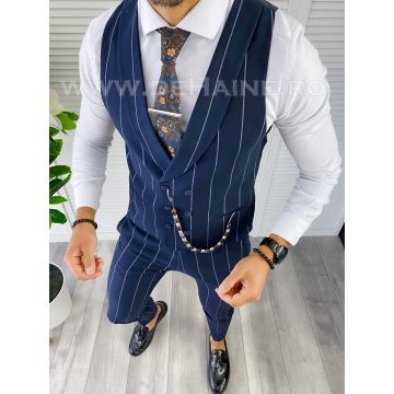 Compleu barbati  Vesta + Pantaloni B5541 O5-4.1