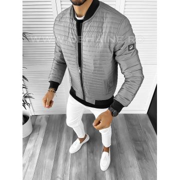 Geaca barbati de toamna gri B9698 Z19-1.2