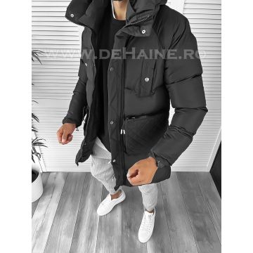 Geaca barbati groasa neagra de iarna 1020  57-2