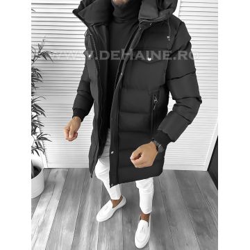 Geaca barbati groasa neagra de iarna 1600 Q1-3 Geaca barbati groasa neagra de iarna 1600 Q1-3