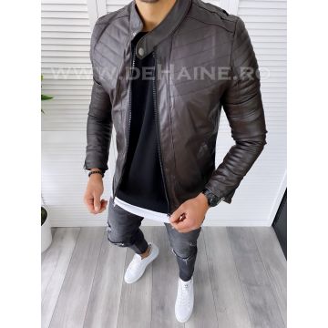 Geaca barbati maro piele ecologica B7096 65-5