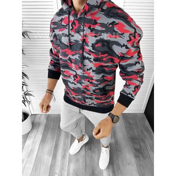 Hanorac barbati oversize camuflaj K348 115-2