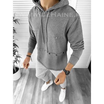 Hanorac barbati slim fit gri 2652  P18-4.3