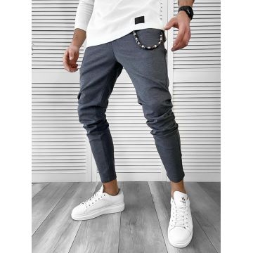 Pantaloni barbati casual albastri 7163 P19-1.2