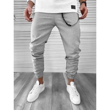 Pantaloni barbati casual gri 7182 B12-3