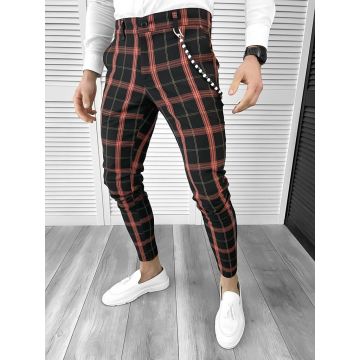 Pantaloni barbati eleganti in carouri 10404 D3-5.3