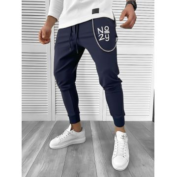 Pantaloni de trening bleumarin conici 10140 P18-2.3