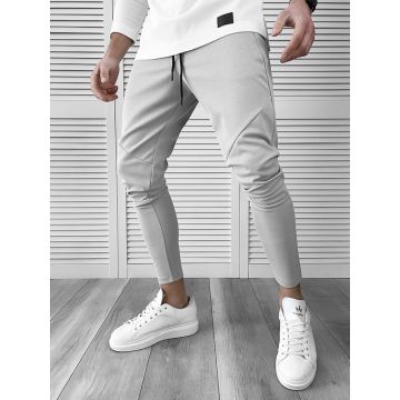 Pantaloni de trening gri conici 10045 O4-1.3