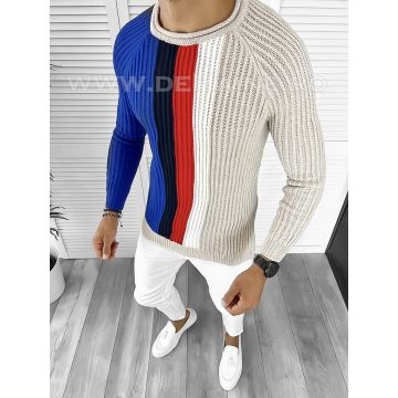 Pulover barbati gros slim fit T3578   U7-2
