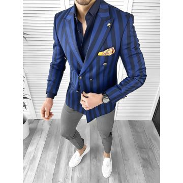 Sacou barbati slim fit 1046  O2-3.2