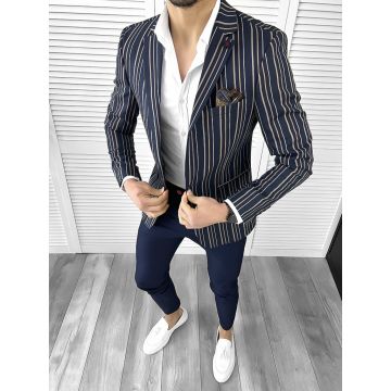 Sacou barbati slim fit 2220 E 32-4 ~