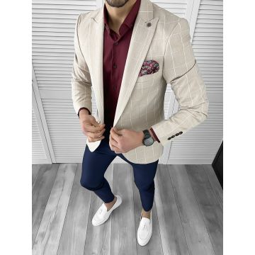 Tinuta barbati smart casual Pantaloni + Camasa + Sacou 10570
