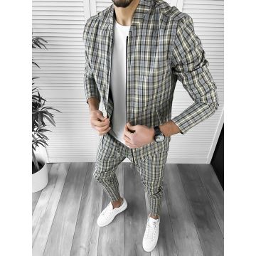 Trening barbati slim fit Pantaloni + Hanorac 10009 21-4.3