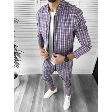 Trening barbati slim fit Pantaloni + Hanorac 10012  13-2.3