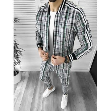 Trening barbati slim fit Pantaloni + Hanorac 10018 D3-2.1