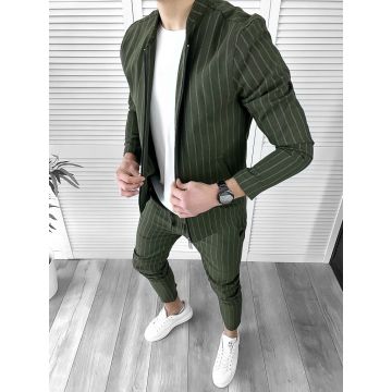Trening barbati slim fit Pantaloni + Hanorac 10026 P18-4.3