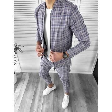 Trening barbati slim fit Pantaloni + Hanorac 10031 P19-5.3 Trening barbati slim fit Pantaloni + Hanorac 10031 P19-5.3