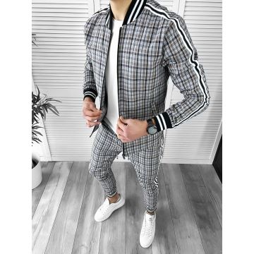 Trening barbati slim fit Pantaloni + Hanorac 10032 P18-5.3
