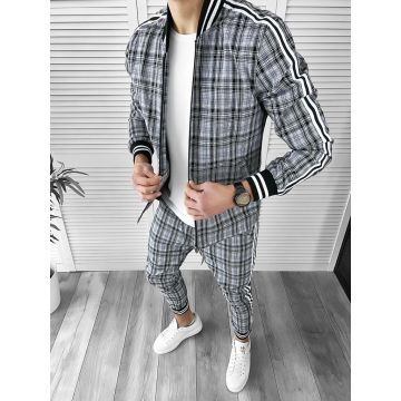 Trening barbati slim fit Pantaloni + Hanorac 10036 P18-5.1