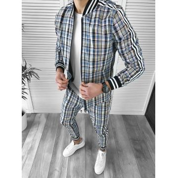 Trening barbati slim fit Pantaloni + Hanorac 10038 79-4