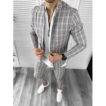 Trening barbati slim fit Pantaloni + Hanorac 10468  P18-4.2