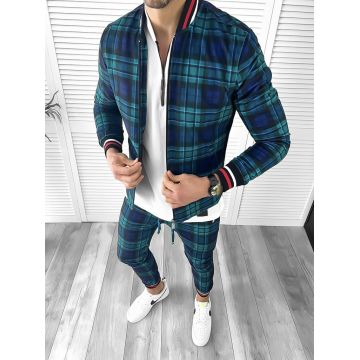 Trening barbati slim fit Pantaloni + Hanorac 10586 I15-4.1