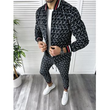 Trening barbati slim fit Pantaloni + Hanorac B9844 120