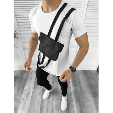 Tricou barbati alb slim fit Vagabond B1967 N1-3.1