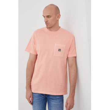 Deus Ex Machina tricou din bumbac culoarea roz, neted