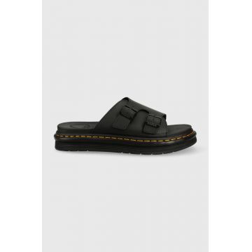 Dr. Martens slapi de piele barbati, culoarea negru