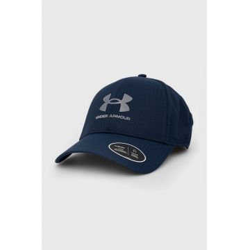 Under Armour caciula 1361529 culoarea albastru marin, cu imprimeu