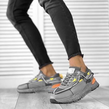Adidasi barbati casual gri HS921 T53-3