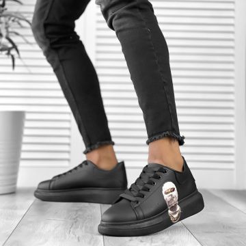Adidasi barbati casual negri FCL8071 N17-2