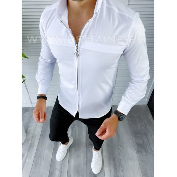 Camasa barbati alba slim fit B1317 7-1.3
