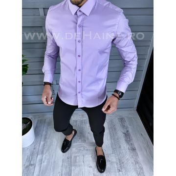 Camasa barbati lila slim fit B1357 W12