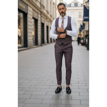 Compleu barbati  Vesta + Pantaloni B4131 51-2