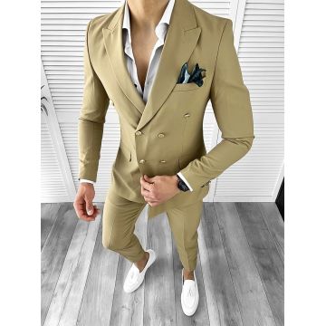 Costum barbati slim fit in sacou + pantaloni 11709  N7-4.1