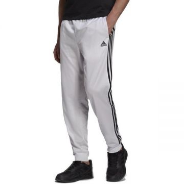 Pantaloni barbati adidas Essentials Warm-Up Tapered 3-Stripes H46108, S, Alb
