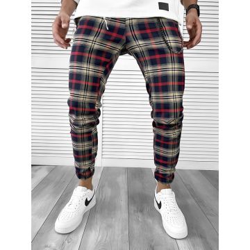 Pantaloni barbati casual in carouri 11953 i5-5.3**