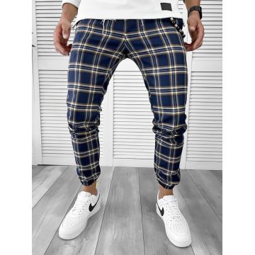 Pantaloni barbati casual in carouri 11964 B2-3.2