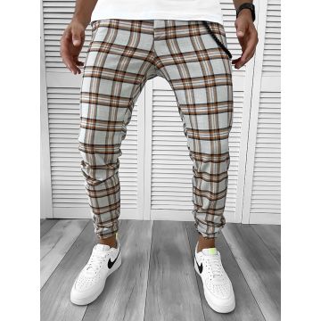Pantaloni barbati casual in carouri 12115 D4-5.1 Pantaloni barbati casual in carouri 12115 D4-5.1