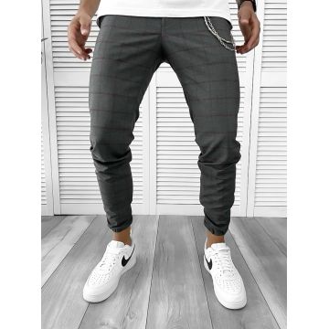 Pantaloni barbati casual in carouri 12117  i14-4.2**